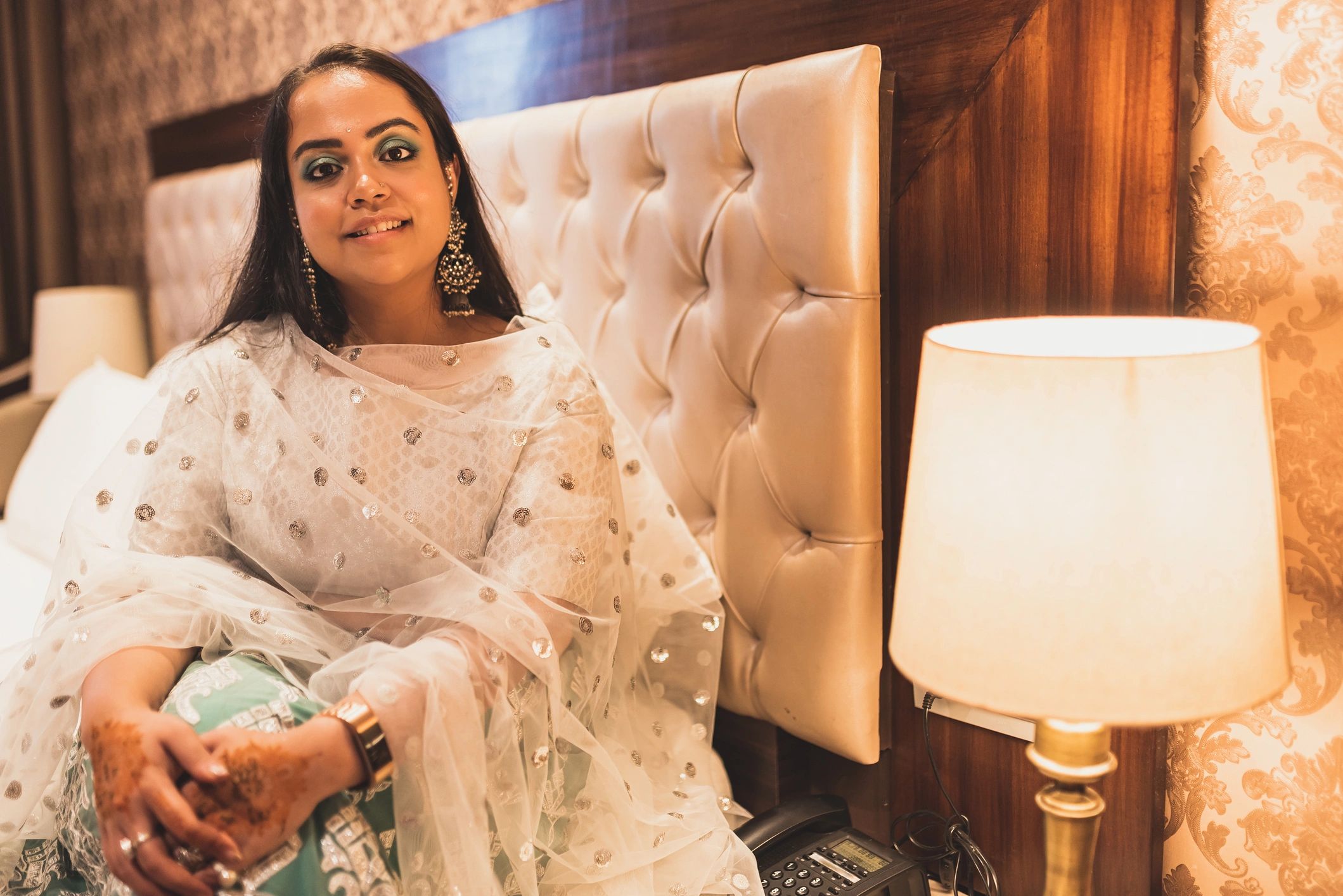 traditional Indian hotel suite