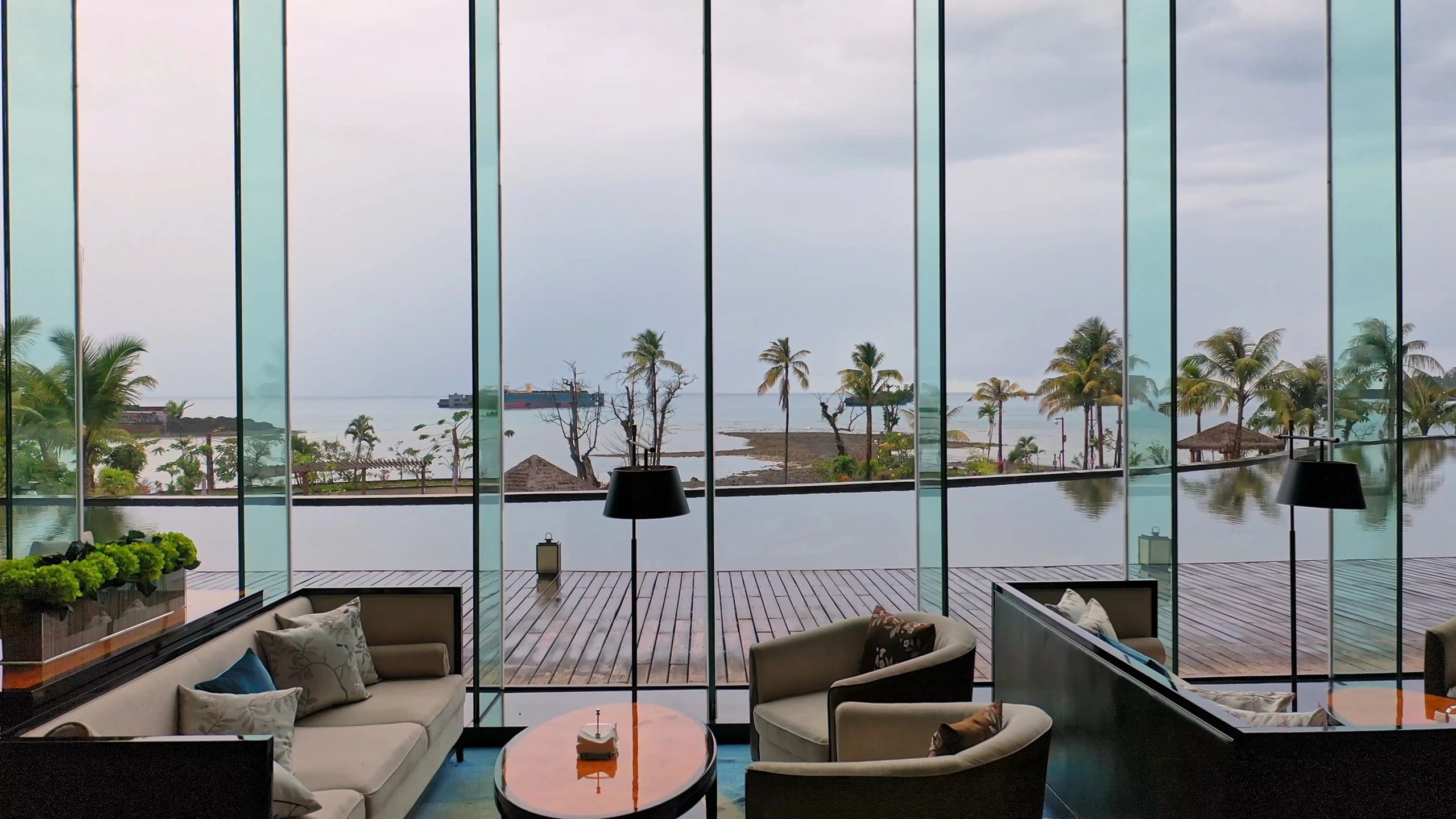 Sustainable lobby design at JATAYU RESIDENCY