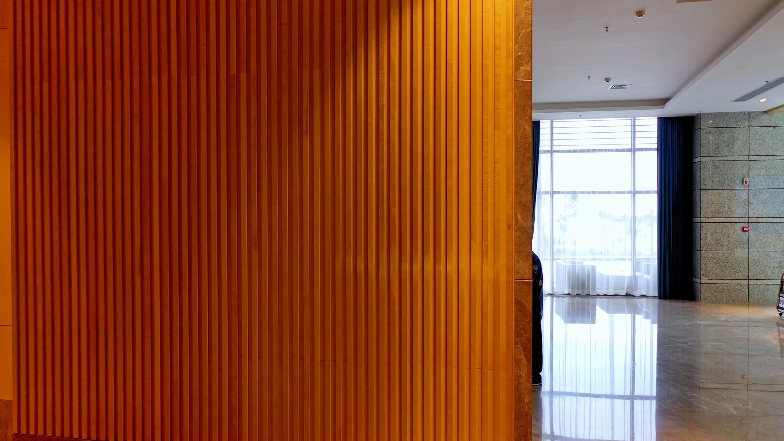 Eco-friendly hotel lobby at JATAYU RESIDENCY